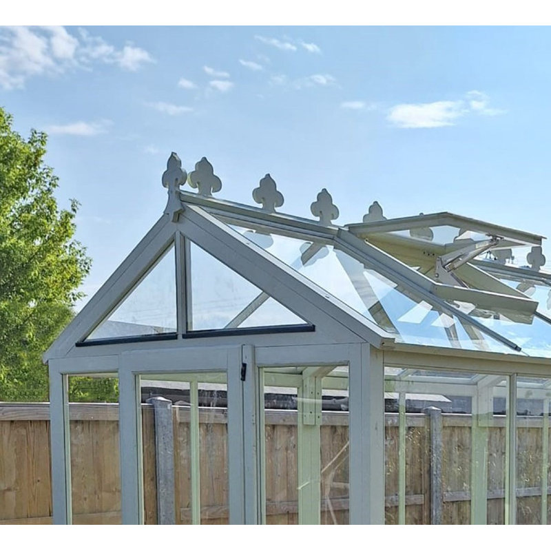 Holkham 8 ft x 6 ft Greenhouse, Green