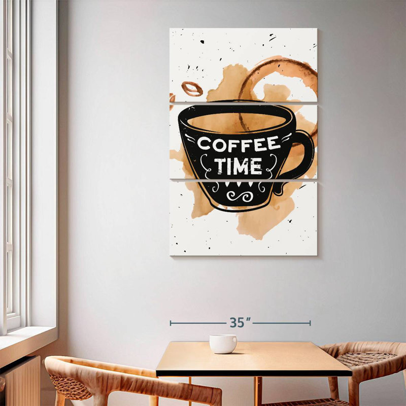 Time For Coffee, 65" H x 42" W
