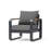 Andes 4-Piece Sunbrella® Outdoor Patio Seating Set - Canvas Charcoal-123296064