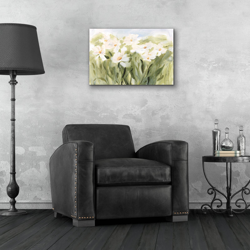 «Daisy Meadow» par Katrina Pete, art mural en verre acrylique, H 16 po x l 24 po x P 0,2 po