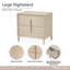Lotus Bay Nightstand, Large - Sand