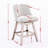 Counter Height Swivel Barstools,Upholstered Bar Stools Set Of 2, Fabric In Wine Red-884439095