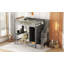 Loft Bed With Bookshelf,Drawers,Desk,And Wardrobe-109937341-109937342