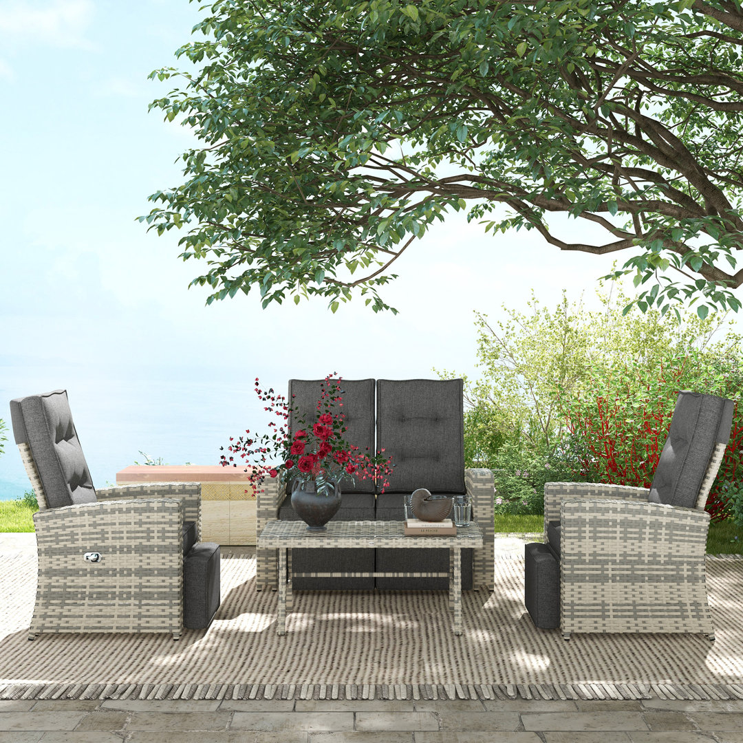 Altamont 4 - Person Seating Group with Cushions