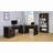 Wooden Extension Desk in Cappuccino