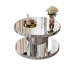 Table basse à miroir à deux niveaux avec miroir