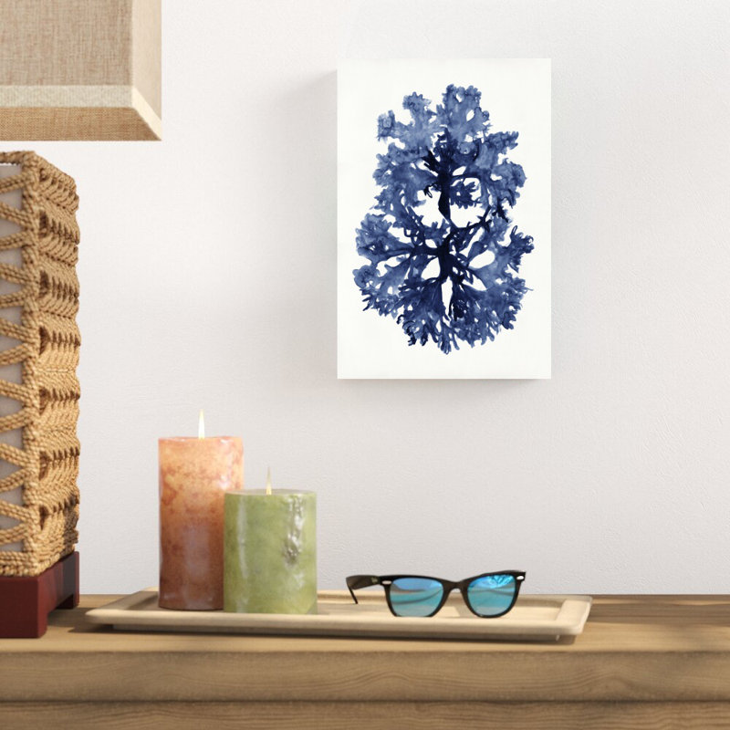 Indigo océan I, H 12 po x l 8 po