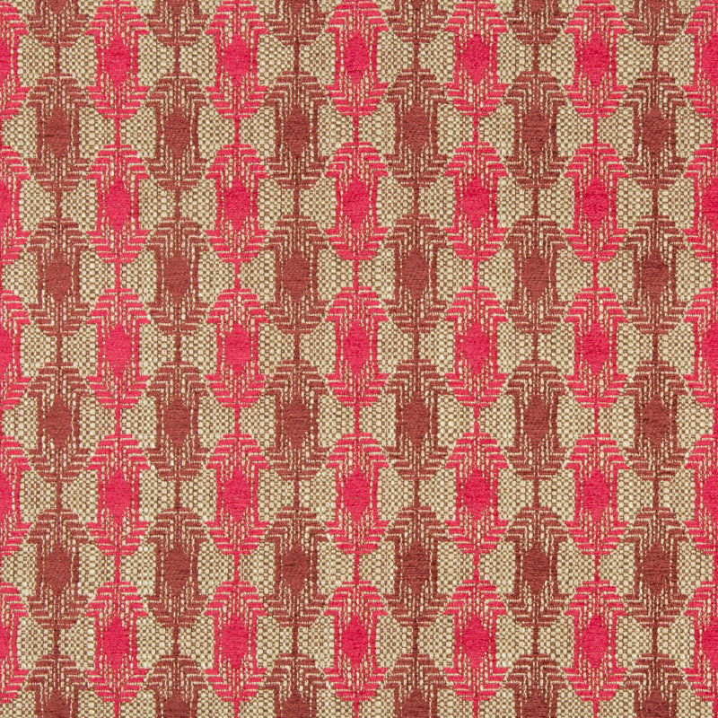 Gems Quartz Weave Fabric, Cerise