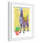 « jolie llama ii », art sur toile-47565925-47565926