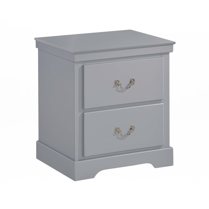 Table de chevet 2 tiroirs 1Pc