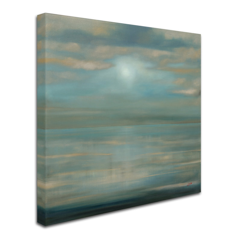 Clidy «Pacific Ocean», reproduction sur toile tendue, H 14 po x l 14 po x P 2 po