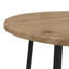  Side Table Set With Shelf 2 Pcs Black Oak 50 X 50 X 51 Cm-1362866575
