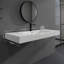 Lavabo de salle de bain mural simple 47 po SMC