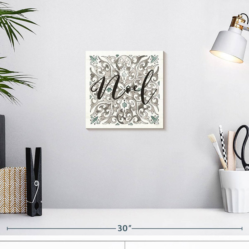 Lelend Modern Farmhouse Noel, H 10 po x l 10 po
