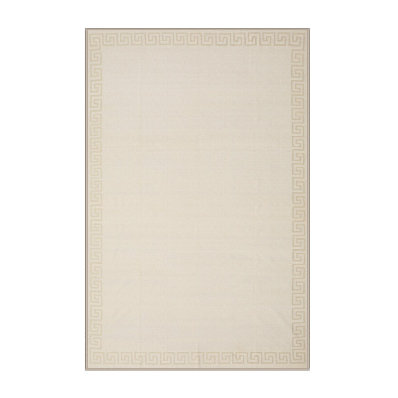 Tapis gris zone contemporaine, Rectangle 5 pi x 7 pi