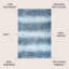 Tapis bleu / crème Lindhaus-308640811