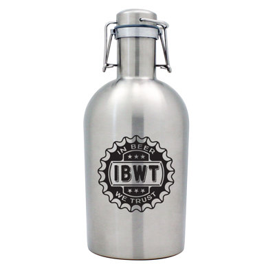 Dans la bière, nous faisons confiance à cruche 64 oz. inoxydable Zeigler