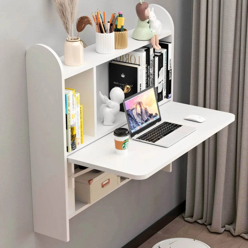 Laylind Floating Desk, White
