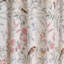 Pink Floral Bird Curtains W168 x L183cm 2 Panels Pencil Pleat