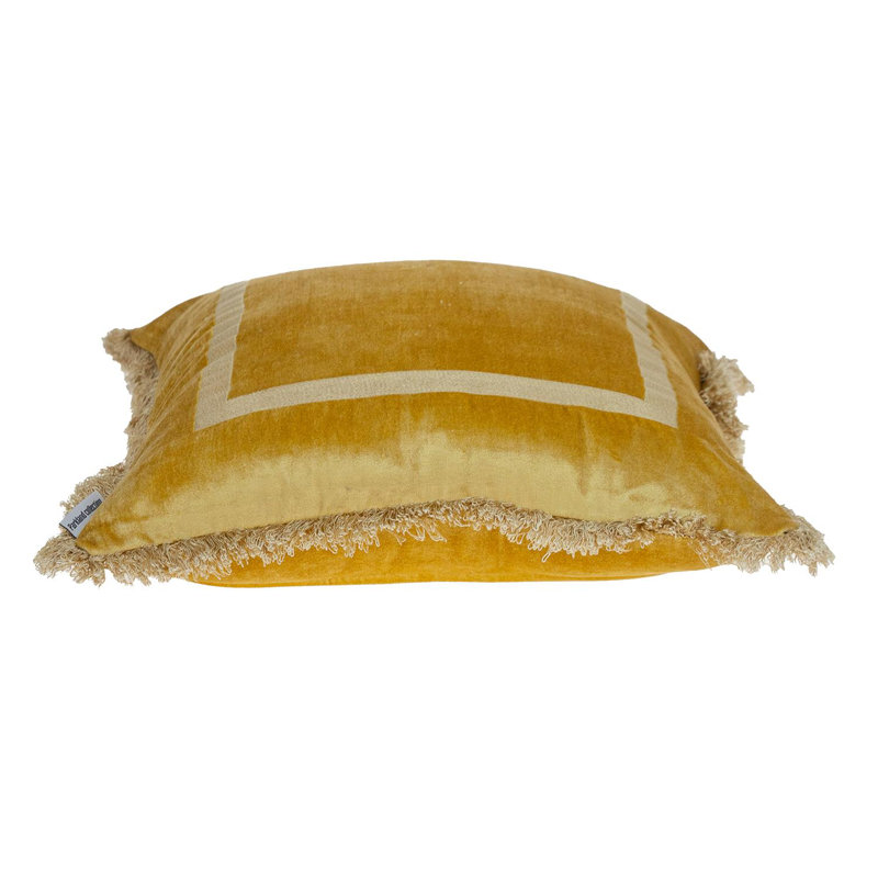Coussin Boho, Jaune