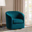 Amarante Contemporary and Classic Velvet Swivel Chair-831214105