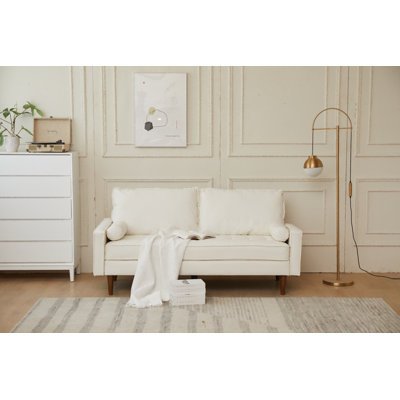 Amella 69.68'' Faux Leather Loveseat