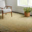 Tapis doré en laine noué à la main Iyla-737873432