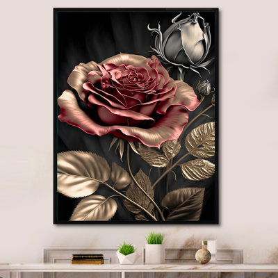 " Vintage Glam Rose III "