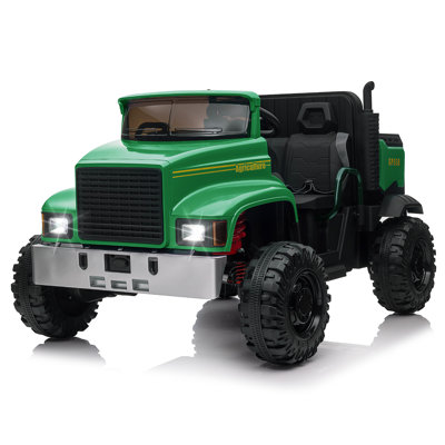 JC222 Licensed Electric Stroller Farmer Buggy, Kids E-Racing Ride On Car with Dual 35W Motors & Parent Remote Control