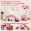 Climbing Foam Blocks for Toddlers, 2-Piece Soft Play Foam, Pink-116810365