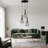 Modern 3-Light  Cage Cluster Pendant Light – Adjustable Height-697966061