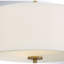 Plafonnier semi-encastré de 13 po 2 lumières Ralston-1495895438