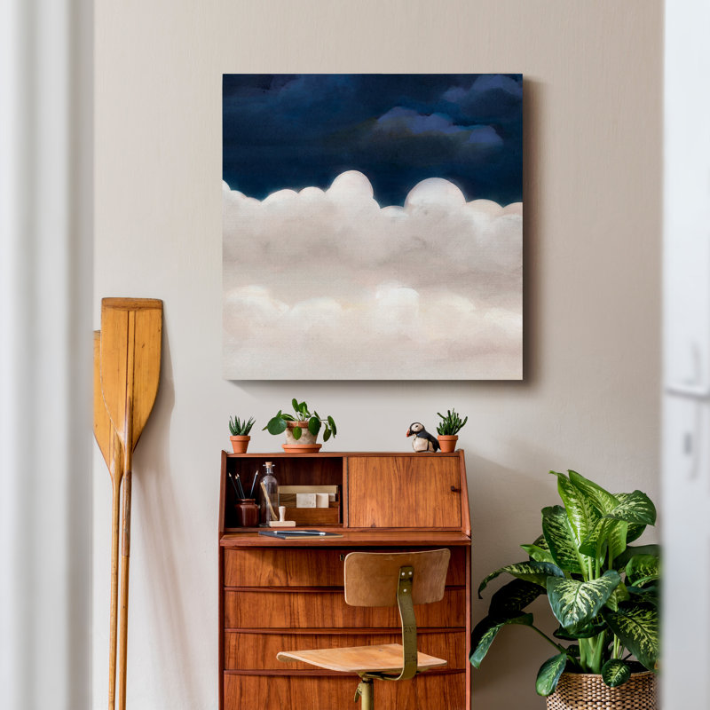 " Cloudy Night IV ", 16" H x 16" W x 1.5" D