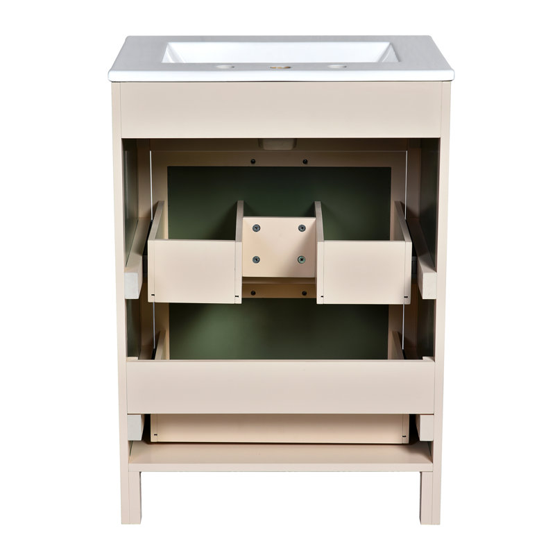 Bathroom Vanity With Ceramic Sink