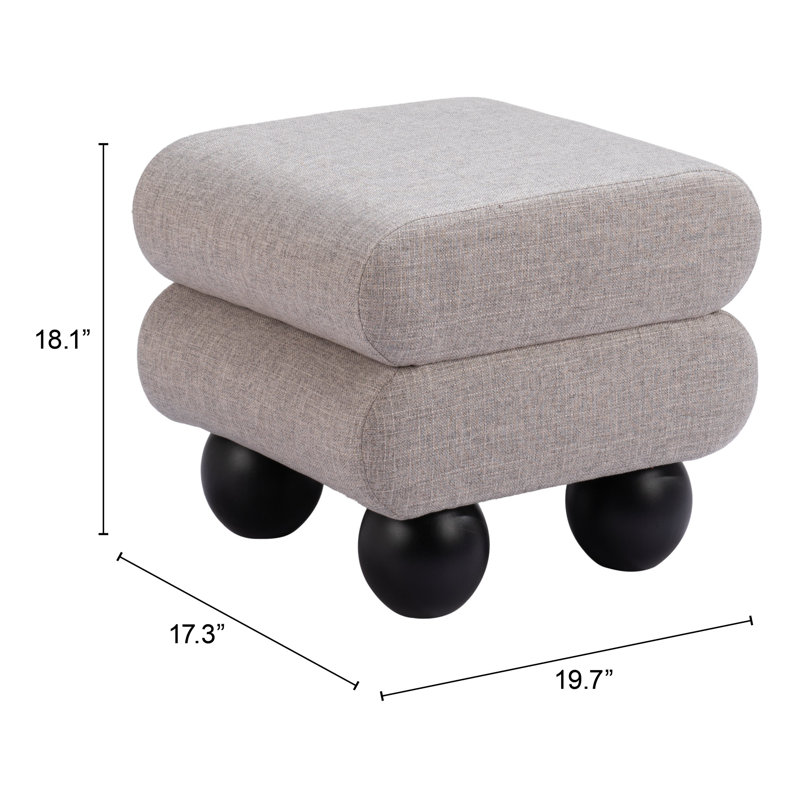 Repose-pieds Davao gris