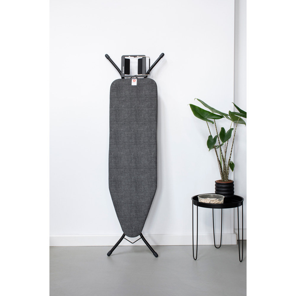Brabantia Size B Medium Ironing Board with Steam Iron Rest Brabantia Color: Denim Black
