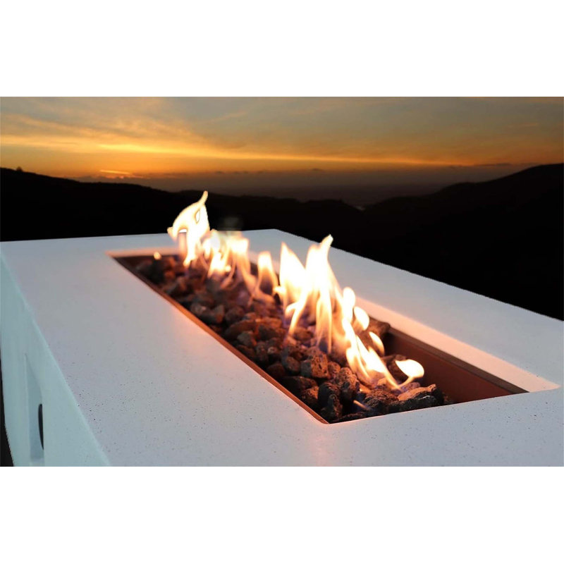 Concrete Propane Outdoor Fire Pit Table