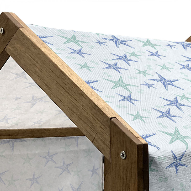 Niche pour chien en bois, H 25,59 po x l 29,53 po x P 21,65 po