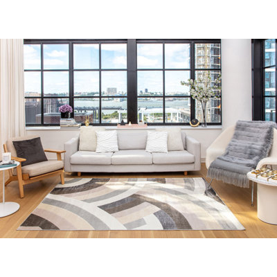 Vera Geometric Skyspace Area Rug