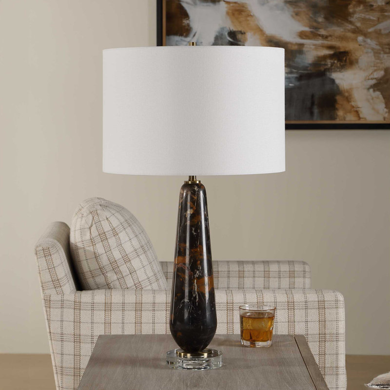 Uttermost Dames Dark Marble Table Lamp