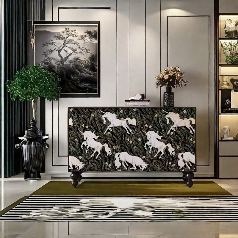 Buffet contemporain avec grand rangement