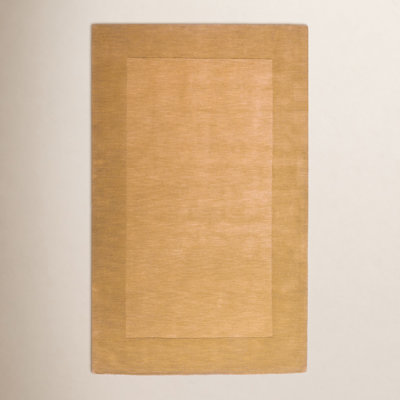 Dolma Yellow Hand-Loomed Wool Rug