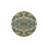 Black Green Floral Traditional Woven Base Washable Carpet-74259228