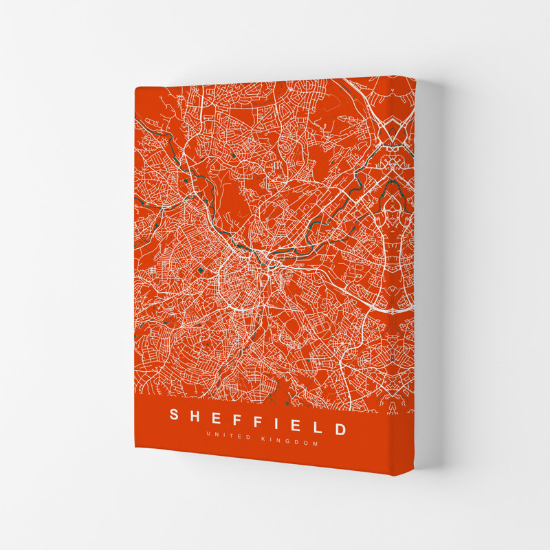 Sheffield I - Print, Wrapped Canvas, 29.7cm H x 21cm W x 4cm D