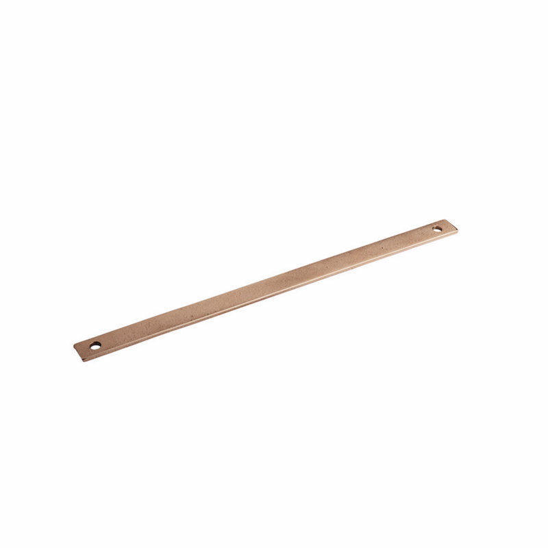 Schaub Vinci contre-plaque pour armoire / tiroir, Bronze naturel, H 13 po x l 0,75 po