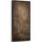 Vintage Sepia Countryside Tree & Cottage Scene – Large Framed Canvas Master Bedroom Wall Art Print-818670804-818670794