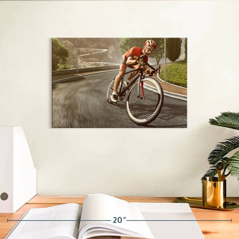 Cyclisme sur route sinueux Sireci, H 8 po x l 12 po