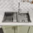 30" Drop In Double Bowl Kitchen Sink-134525537