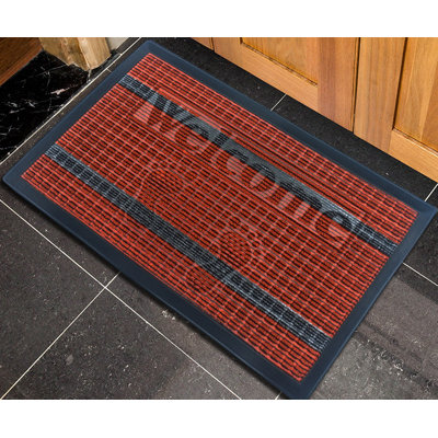 Non-Slip Striped Outdoor Doormat