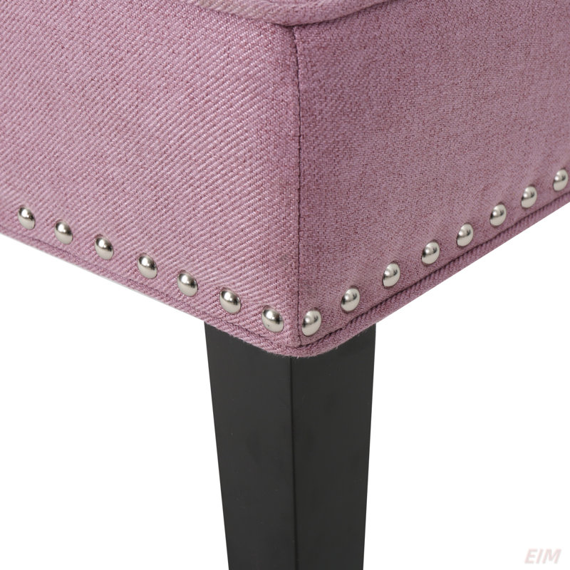 Chaise d'appoint en tissu, Mauve lavande